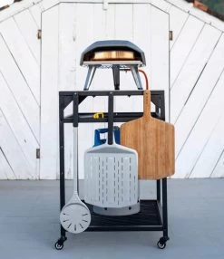 Ooni - Tafel - Medium - Pizza Tafel - 60x80x 90cm - RVS - Zwart -Woonkeuken Winkel 1035x1200