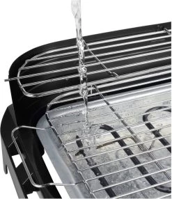 Princess 112250 Elektrische BBQ Met Zijplanken - BBQ - 40x25cm - Met En Zonder Statief Te Gebruiken - Met Zijplankjes - Ook Te Gebruiken Als Tafelgrill - 2200W -Woonkeuken Winkel 1037x1200 2