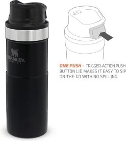 Stanley Trigger-Action Travel Mug 0.47L - Thermosfles - Matt Black -Woonkeuken Winkel 1075x1200 2