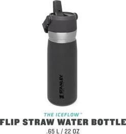 Stanley The IceFlow™ Flip Straw Water Bottle 0,65L - Thermosfles - Saffron -Woonkeuken Winkel 1128x1200