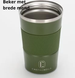 Castagnola Design RVS Koffiebeker To Go - Groen - 380ml - Thermosbeker - Theebeker -Woonkeuken Winkel 1154x1200 1