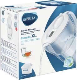 BRITA - Waterfilterkan Marella XL - Wit - 3,5L -Woonkeuken Winkel 1159x1200