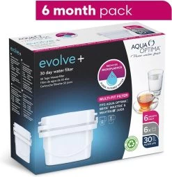 Aqua Optima Evolve+ Single Life - Wit - 6x 100 Liter -Woonkeuken Winkel 1165x1200 1