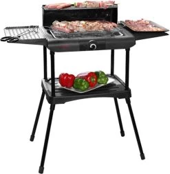 Excellent Electrics Elektrische Barbecue - Grilloppervlak (LxB) 36x24 Cm - 2000W - Zwart -Woonkeuken Winkel 1171x1200