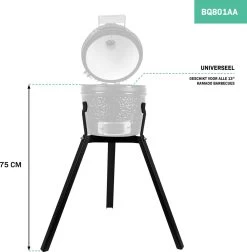 VONROC Kamado Onderstel – Prettige Werkhoogte Van 75cm - Universeel Voor 13 Inch Kamado Barbecues -Woonkeuken Winkel 1178x1200 2