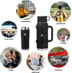 MacGyver RVS Thermoskan 1.5 Ltr – RVS Thermosbeker 0,55 Ltr - Langdurig Warm/koud - Zwart 20 MacGyver RVS Thermoskan 1.5 Ltr – RVS Thermosbeker 0,55 Ltr - Langdurig Warm/koud - Zwart -Woonkeuken Winkel 1189x1200 2