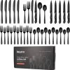 Deleca 6 Persoons Bestekset (36-delig) - Lepels, Messen, Vorken & Steakmessen - Vaatwasserbestendig - Zwart / RVS -Woonkeuken Winkel 1193x1200 3