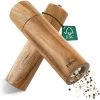 Dieux® - Peper En Zoutmolen Set - Cilinder Vorm - 22CM - Zout Peper Kruiden - 2 Stuks - Acacia Hout - Instelbare Maalgraad - Duurzaam - Luxe Kwaliteit - Hervulbaar - Pepermolen - Zoutmolen - BBQ Accesoires - Pasen -Woonkeuken Winkel 1195x1200 4