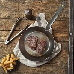 DeBuyer Mineral B Element Koekenpan - Zilver - Rond - Ø 24 Cm -Woonkeuken Winkel 1196x1200