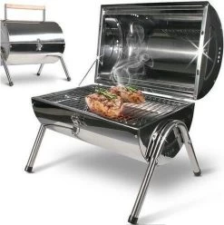 BBQ Collection Houtskoolbarbecue - Cilinder - Chroom -Woonkeuken Winkel 1197x1200 11
