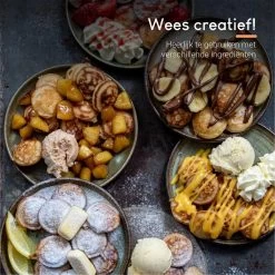 Ocina Poffertjespan – Combo Pack – 19 Poffertjes – Poffertjesmaker – Poffertjespan Inductie – Poffertjespan Electrisch – Gietijzeren Pan - Inclusief Doseerfles, Handvaten, 6x Poffertjesvorken En Invetkwast – Gratis Receptenboek 19 Ocina Poffertjespan – Combo Pack – 19 Poffertjes – Poffertjesmaker – Poffertjespan Inductie – Poffertjespan Electrisch – Gietijzeren Pan - Inclusief Doseerfles, Handvaten, 6x Poffertjesvorken En Invetkwast – Gratis Receptenboek -Woonkeuken Winkel 1198x1200 10