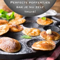 IRONO Poffertjespan Set - Incl. Doseerfles, Kwast En Vork - Poffertjespan Inductie En Electrisch - Poffertjesmaker 19 Poffertjes - Poffertjes Maken - Spuitfles - Cadeau Voor Mannen En Vrouwen -Woonkeuken Winkel 1198x1200 7