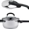 Tefal Secure 5 P25340 Snelkookpan - 3L - 2 Deksels -Woonkeuken Winkel 1200x1012