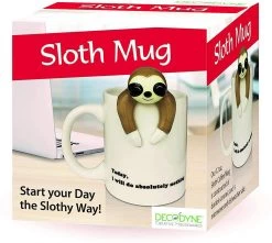 Decodyne Luiaard Luie Grappige Koffiemok, Grappige Cadeaus Voor Vrouwen En Mannen 35 Cl -Woonkeuken Winkel 1200x1072 2