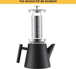 Silberthal - Theepot Met Filter - 1 L - RVS Dubbelwandig - Zwart - Cadeau 13 Silberthal - Theepot Met Filter - 1 L - RVS Dubbelwandig - Zwart - Cadeau -Woonkeuken Winkel 1200x1091 1