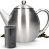 Vaja Valerie - Theepot Met Filter - Dubbelwandig - RVS - 1.2L 2 Vaja Valerie - Theepot Met Filter - Dubbelwandig - RVS - 1.2L -Woonkeuken Winkel 1200x1111 2