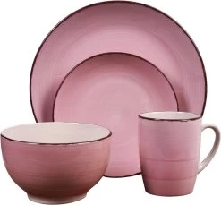 Excellent Houseware Excellent Serviesset 16 Delig - Aardewerk - Roze -Woonkeuken Winkel 1200x1114 1