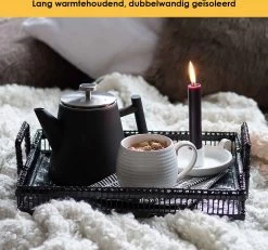 Silberthal - Theepot Met Filter - 1 L - RVS Dubbelwandig - Zwart - Cadeau 12 Silberthal - Theepot Met Filter - 1 L - RVS Dubbelwandig - Zwart - Cadeau -Woonkeuken Winkel 1200x1123 1