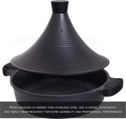 Aluminium Tajine Agadir- Matt Black Geschikt Ook Voor Inductie -Woonkeuken Winkel 1200x1131 3
