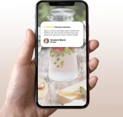 MÊZON® Schenkkan - Glazen Waterkan - Waterkaraf Voor Fruitwater - Multifunctionele Decanteer Karaf - Kan Met Deksel - 1.5L Capaciteit -Woonkeuken Winkel 1200x1139