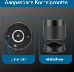GOV Elektrische Peper- En Zoutmolen Zwart XL Set Oplaadbaar - Pepermolen - Peper En Zoutstel -Woonkeuken Winkel 1200x1162 1