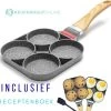 Culistar Pannenkoekenpan Inductie - Pancake Pan - Omeletpan - Omeletmaker - Eierpan - Inclusief Receptenboekje -Woonkeuken Winkel 1200x1167