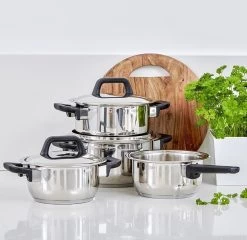 Gero Erik Kookpannenset - 4-delig - RVS - Inductie -Woonkeuken Winkel 1200x1167 2