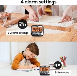 BanGosa® Magnetisch Digitale Kookwekker - Timer - RVS - Keukenwekker Digitaal - Digitale Keuken Timer - Stopwatch Met Magneet -Woonkeuken Winkel 1200x1174 1