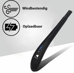 Oplaadbare Lange Elektrische Aansteker - Zwart - Duurzame Plasma Aansteker - Inclusief Cadeauverpakking - BBQ - Kaarsen -Woonkeuken Winkel 1200x1178 1