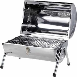 BBQ Collection Houtskoolbarbecue - Cilinder - Chroom -Woonkeuken Winkel 1200x1193 4