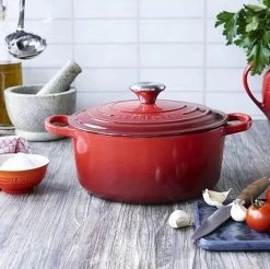 Le Creuset Signature Braadpan - 4,2 L - 24 Cm - Kersenrood -Woonkeuken Winkel 1200x1197 4