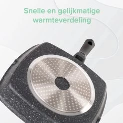Coninx Grillpan 28CM - Steakpan - Afneembare Handgreep - PFAS-vrij - Grijs 16 Coninx Grillpan 28CM - Steakpan - Afneembare Handgreep - PFAS-vrij - Grijs -Woonkeuken Winkel 1200x1199 4