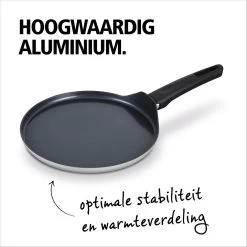 BRABANTIA INDU+ Pannenkoekenpan - Keramische Antiaanbaklaag - Ø 24 Cm - Inductie - Pfas Vrij -Woonkeuken Winkel 1200x1200 101