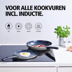 BRABANTIA INDU+ Pannenkoekenpan - Keramische Antiaanbaklaag - Ø 24 Cm - Inductie - Pfas Vrij -Woonkeuken Winkel 1200x1200 102