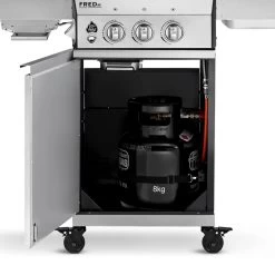 Burnhard Gas BBQ FRED JR. Deluxe - 2 Branders - Incl. Keramische Infraroodbrander & Afdekhoes - Deluxe 28 Burnhard Gas BBQ FRED JR. Deluxe - 2 Branders - Incl. Keramische Infraroodbrander & Afdekhoes - Deluxe -Woonkeuken Winkel 1200x1200 1031