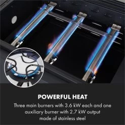 Klarstein Kingsville Double Barbecue - Houtskool- En Gasbarbecue - Smoker BBQ - Inclusief Deksels En Thermometer - Met 2 Roosters - Zwart -Woonkeuken Winkel 1200x1200 1070