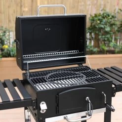 Alice's Garden Houtskool BBQ Bernard - Smoker - Verstelbare Houtskoolbak - Zwart -Woonkeuken Winkel 1200x1200 1129