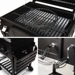 Alice's Garden Houtskool BBQ Bernard - Smoker - Verstelbare Houtskoolbak - Zwart -Woonkeuken Winkel 1200x1200 1132