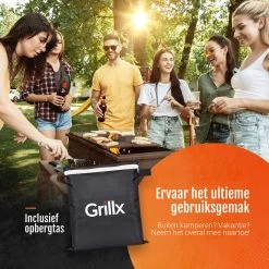 GrillX Barbecue Hoes - 145 X 61 X 117cm - BBQ Hoes Waterdicht - Beschermhoes Inclusief Trekkoord - BBQ Accesoires -Woonkeuken Winkel 1200x1200 1157