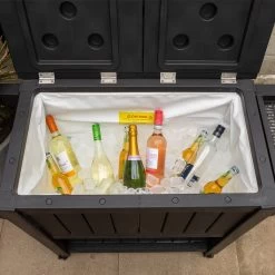 BluMill BBQ Tafel - Inclusief Koelvak 80 Liter - Op Wieltjes - Met Flessenopener - 102 X 46 X 86,5 Cm -Woonkeuken Winkel 1200x1200 1161