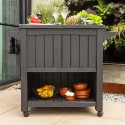 BluMill BBQ Tafel - Inclusief Koelvak 80 Liter - Op Wieltjes - Met Flessenopener - 102 X 46 X 86,5 Cm -Woonkeuken Winkel 1200x1200 1164