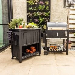 BluMill BBQ Tafel - Inclusief Koelvak 80 Liter - Op Wieltjes - Met Flessenopener - 102 X 46 X 86,5 Cm -Woonkeuken Winkel 1200x1200 1167