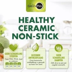 GreenPan Cambridge Koekenpan 26cm - Zwart - Inductie - PFAS-vrij 28 GreenPan Cambridge Koekenpan 26cm - Zwart - Inductie - PFAS-vrij -Woonkeuken Winkel 1200x1200 132