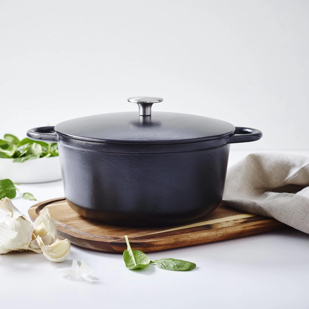 Gero Mads Braadpan Ø 24 Cm - Zwart - Gietijzer - Inductie 4 Gero Mads Braadpan Ø 24 Cm - Zwart - Gietijzer - Inductie - Afbeelding 2