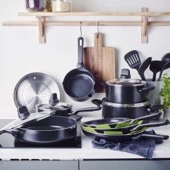 GreenPan Memphis Pannenset - 20-delig - Zwart - Inductie - PFAS-vrij -Woonkeuken Winkel 1200x1200 198
