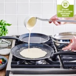 GreenPan Essentials Pannenkoekenpan 24cm - Zwart - Inductie - PFAS-vrij -Woonkeuken Winkel 1200x1200 256