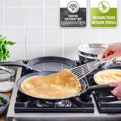 GreenPan Essentials Pannenkoekenpan 24cm - Zwart - Inductie - PFAS-vrij -Woonkeuken Winkel 1200x1200 259