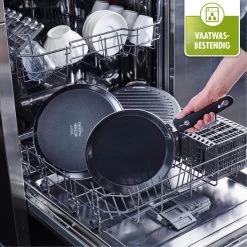 GreenPan Essentials Pannenkoekenpan 24cm - Zwart - Inductie - PFAS-vrij -Woonkeuken Winkel 1200x1200 260