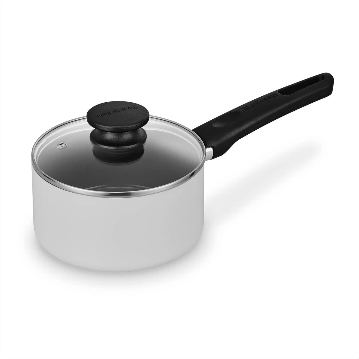 BRABANTIA INDU+ Steelpan Met Deksel - Keramische Antiaanbaklaag - Ø 16 Cm - Inductie - Pfas Vrij 3 BRABANTIA INDU+ Steelpan Met Deksel - Keramische Antiaanbaklaag - Ø 16 Cm - Inductie - Pfas Vrij