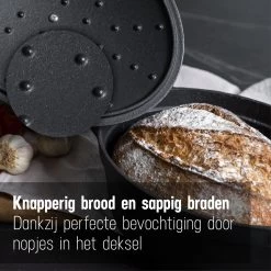 Gietijzeren Braadpan - Sudderpan Zwart Van Daumonet - Ovaal - Ø 29 Cm - 3 Liter - 100% PFAS & PFOA Vrij - Emaille - Geschikt Voor Alle Warmtebronnen - Elektrisch - Gas - Halogeen - Inductie - Keramisch - Vaatwasserbestendig 16 Gietijzeren Braadpan - Sudderpan Zwart Van Daumonet - Ovaal - Ø 29 Cm - 3 Liter - 100% PFAS & PFOA Vrij - Emaille - Geschikt Voor Alle Warmtebronnen - Elektrisch - Gas - Halogeen - Inductie - Keramisch - Vaatwasserbestendig -Woonkeuken Winkel 1200x1200 430